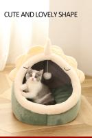 Cama suave y cálida para mascotas, cojín de tumbona acogedora, tienda de campaña para casa de mascotas, alfombrilla lavable para perros pequeños, camas de invierno para gatos - details 1