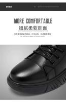 2024 Producto de diseño Zapatos de moda de tobillo británicos Botas altas de cuero de PU para hombres - details 5