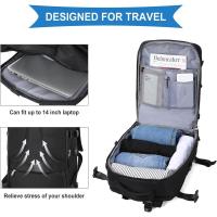 Mochila de cabina para ordenador portátil expandible Waterprf, adecuada para Trab, Vie, Universidad, mochila Unisex de gran capacidad para estudio Vies - details 4