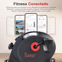 Bicicleta estática Inteligente, Mini pedaleador bajo encimera con Doble función para Personas Mayores, opcionalmente con aplicación Gratuita SunnyFit y Magnetic - details 20