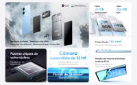 Teléfono - realme Note 60 4GB+128GB 6GB+128GB, Protección ArmorShell, Fluidez de 48 meses, Cámara supernítida de 32 MP, Pantalla con modo de comodidad ocular de 90 Hz, Batería de 5000 mAh, IP64, móviles baratos - details 0