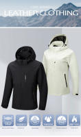 CHRLCK Chaqueta de Senderismo Impermeable A Prueba de Viento, Reflectante, Ideal para Acampar, Cazar, Correr, Trekking, Pesca - details 0