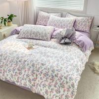 Funda de Edredón con Estilo Floral para Cama Individual 150 Cubiertas de Algodón para Cama de Reina Decoración de Hogar - details 5