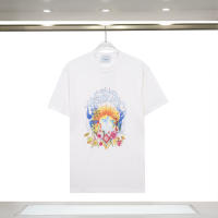 Nueva colección de verano con logotipo impreso frontal, camiseta deportiva de algodón puro con cuello redondo para hombre, camisa informal de estilo básico para pareja - details 0