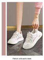 Ins versión coreana nuevo papá para mujeres 2025 primavera ligero estudiante deportes correr casual al aire libre zapatos de suela gruesa - details 17