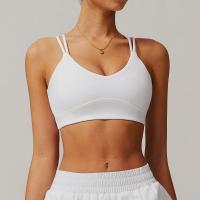 Sujetador deportivo ligero, transpirable y grueso para yoga y actividades de gimnasio para mujer - details 4