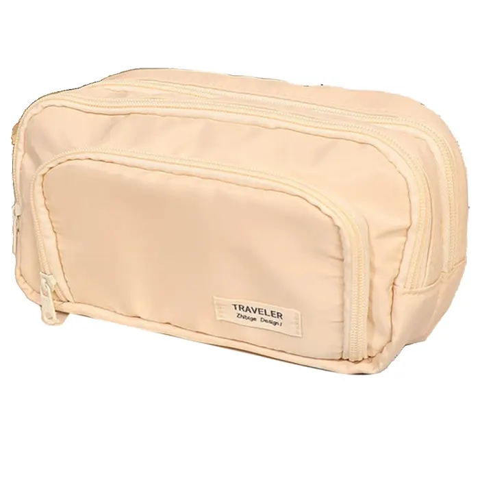 Estuche de lápices japonés Simple de gran capacidad, bolsa de almacenamiento para niñas, útiles escolares para estudiantes - 1