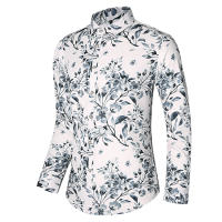 Camisas Casuales para Hombres Impresión de Moda, Elástica, Sin Hierro, Talla Grande - details 12