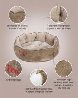 Truelove-sofá cama de espuma para mascotas, cubierta extraíble y lavable, forro impermeable y parte inferior antideslizante, cama para perros y gatos, TLR1902 - details 4