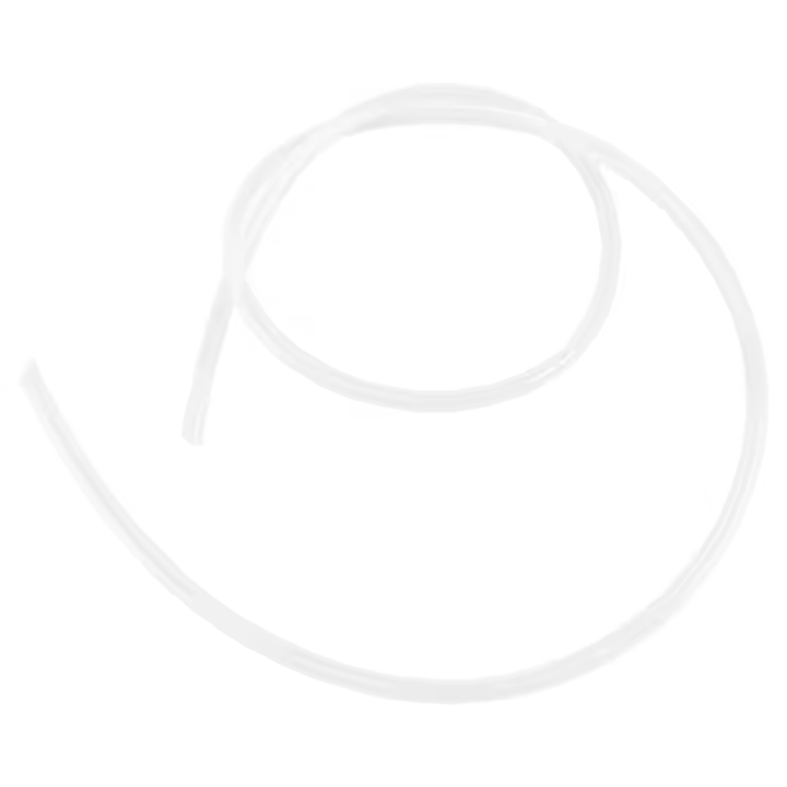 Medidor de manguera de tubo de aire de agua de grado alimenticio de silicona, 1 rollo de 6mm x 8mm - 1