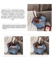 Bolso de mano de nuevo estilo para mujer, bolso de hombro de gran capacidad, bolso de viaje vaquero versátil para otoño e invierno - details 10