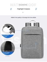 Mochila para ordenador de ocio, bolsa Usb para viaje de negocios, novedad - details 3