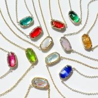 Collar con colgante ajustable geométrico para mujer, joyería de moda - details 0