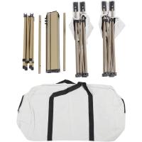 Mesa de campamento, conjunto de equipo, mesa cuadrada de aluminio plegable con rodillo para huevos, para caminar al aire libre y acampar al aire libre. - details 8