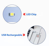 Luz LED con Sensor de movimiento PIR para debajo del armario, lámpara nocturna recargable por USB para cocina y interior, 12/23/40/60CM - details 7