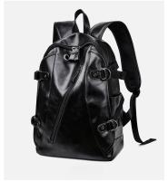 Mochila Casual Vintage de Cuero PU Suave Gran Capacidad Impermeable Bolsa de Hombro para Laptop - details 25