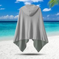 Poncho de sol creativo lavable, Toalla de baño transpirable de secado rápido, protección UV, absorbente de sudor, capa refrescante deportiva para ciclismo - details 9