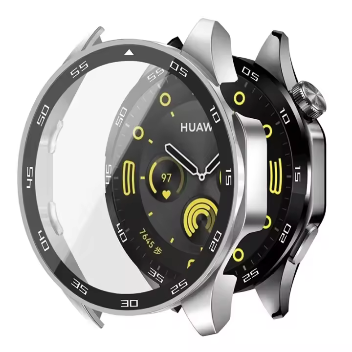 Vidrio templado + funda para Huawei Watch GT4 46mm 41mm cubierta protectora de pantalla de parachoques de cobertura completa para Huawei Watch GT 4 Accesorios - 1
