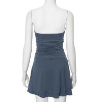 M23DS735 Vestido superior de color sólido plisado de cintura alta ajustado nuevo a la moda para mujer - details 50