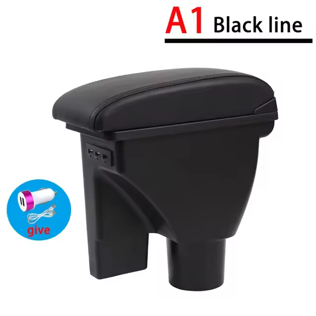 Reposabrazos para HYUNDAI Getz, piezas de reequipamiento, caja de almacenamiento central dedicada, accesorios para coche - 1