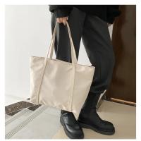Bolsa de hombro Oxford de color sólido monocromo - details 4