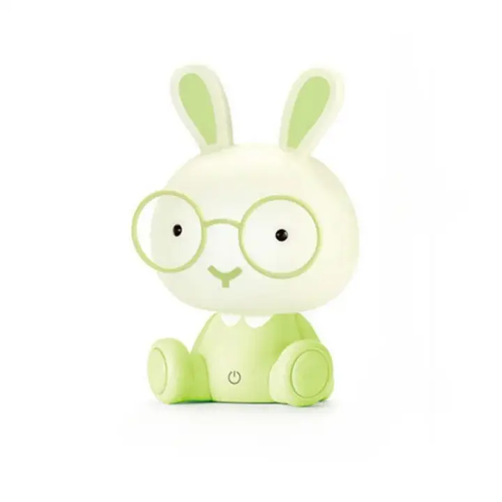 Luz LED nocturna táctil de dibujos animados, nuevo conejito, lámpara de mesa para habitación de bebés y niños, luz de noche para cabecera, regalos de Navidad, decoración para el hogar, dormitorio, fiesta - 1