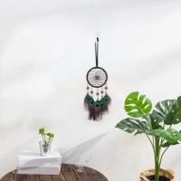 Mini atrapasueños colgante de coche, carillón de viento, decoración de plumas, decoración del hogar y colgante de pared, adorno - details 2