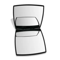 Mini espejo de maquillaje negro, espejo cosmético plegable de doble cara para mujer, espejo de tocador portátil cuadrado de viaje compacto de bolsillo para niñas - details 9