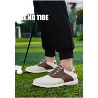 Zapatos de Golf Profesionales para Hombres Deportivos Casuales Antideslizantes Impermeables de Cuero Nuevos Zapatos de Golf - details 16