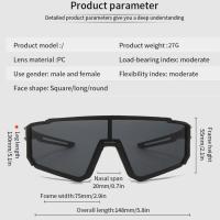 Gafas de sol para ciclismo UV400, lentes HD coloridas, gafas de ciclismo Vintage resistentes a los rayos UV, gafas cómodas para deportes al aire libre a prueba de viento, pesca - details 0
