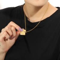 Collar con colgante de libro de pareja, cadena de suéter con forma de libro de amor personalizado, regalo - details 6