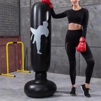 Bolsa de boxeo inflable de 160cm para adultos y niños, saco de arena para patadas, vaso de PVC, gimnasio - details 1