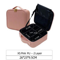 Bolso de maquillaje femenino de cuero Pu impermeable a los arañazos estuche de maquillaje - details 21