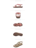 Verano 2025 Dulce, Sandalias Flores Bohemias Para Mujer Diamante De Imitación Tallas Grandes Pisos Zapatos De Playa - details 11