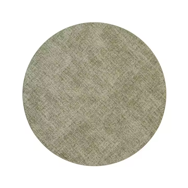 Tapete de mesa de PVC de estilo nórdico, Mantel Individual redondo grande resistente al calor, vajilla antideslizante de 33cm - 1
