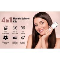 4-IN-1 Electric Epilator Kits for women