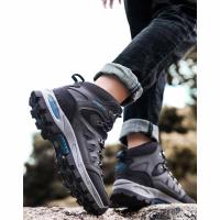 Botas de senderismo impermeables al tobillo para hombre y mujer, zapatos ligeros para exteriores, Trekking, senderos, Armadillo, Montañismo - details 10