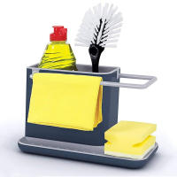 Organizador de utensilios para fregadero de cocina, estante de almacenamiento de escurridor, soporte de esponja, caja de drenaje, accesorios de cocina, el más nuevo - details 1