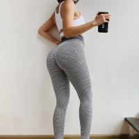 Mallas de cintura alta sin costuras para mujer, Leggings deportivos para Fitness, gimnasio, Push Up, Sexy, estampado - details 2