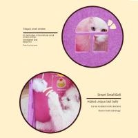 Nido de gato de fieltro de seguridad multifunción, casa para gatos semicerrada, no ocupante, plegable, resistente a los arañazos, caja de papel para cachorros - details 6