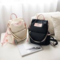 Nueva Mochila De Hombro Para Mujer De Alta Calidad Gran Capacidad De Oxford Saco Tote Color Mochila De Mujer Tipo De Mochila Suave Con Bolsillo Interior Para Teléfono Móvil Y Cierre De Cremallera - details 3