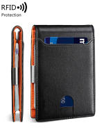 Cartera Minimalista Para Hombre Con Bloqueo RFID Portátil Gran Capacidad 11 Tarjetas Color Sólido Soporte Para Tarjetas De Crédito - details 17