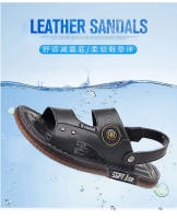 Sandalias de Cuero de Látex para Hombres en Verano Suela Antideslizante Transpirable de Doble Propósito - details 8