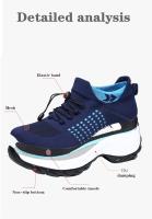 Zapatillas de Malla Transpirable para Mujer Comodidad en cada Paso, Antideslizante, Estilo Plataforma Casual, Zapatillas de Enfermera - details 2