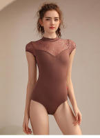 Elegante Leotardo de Ballet de Alta Gama Ropa de Arte para Adultos Prenda de Yoga Aire - details 12