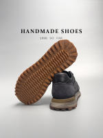 Zapatos deportivos para hombre, hechos a mano, estilo maduro, retro, de cuero, con suela gruesa y transpirable. - details 15
