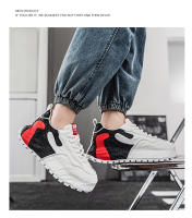 Nuevas zapatillas de cuero con relieve, zapatos casuales cómodos de suela gruesa y súper suaves - details 16