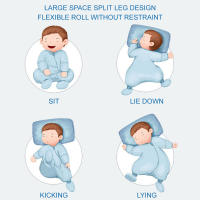 Saco de dormir de dibujos animados para bebés, saco de dormir grueso de dos patas con Mangas desmontables para niños y niñas, para Otoño e Invierno - details 5