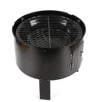 Horno para ahumar, barbacoa de carbón vegetal 3 en 1, horno ahumador con 2 parrillas, termómetro y amortiguador ajustable - details 4