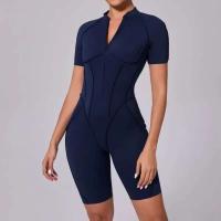 Monos Deportivos de Yoga Fiess Mangas Cortas, Espalda Abierta, Talla Única para Mujeres - details 3